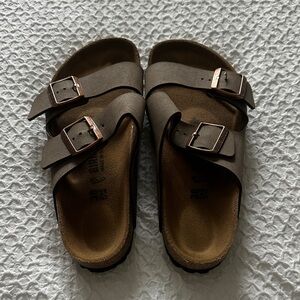 Birkenstock Kids Tan Double Strap Sandals
